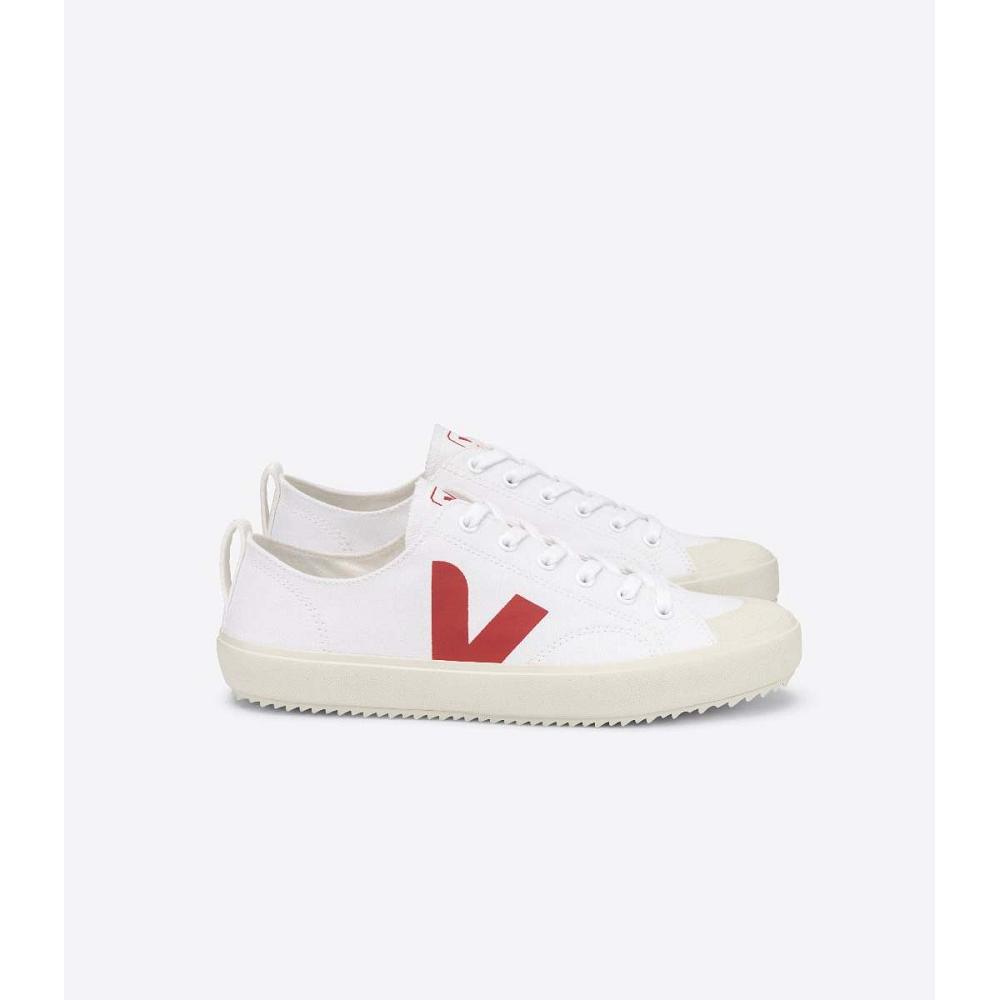 Pantofi Barbati Veja NOVA CANVAS White/Red | RO 249BEX